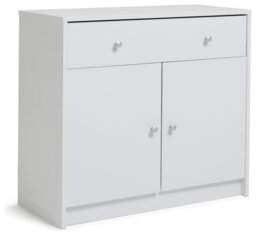 Argos Home Maine 2 Door 1 Drawer Sideboard - White