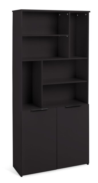 Argos Home Hayward Tall Bookcase - Gloss Black - image 1