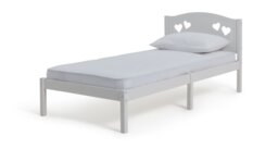 Argos Home Mia Single Bed Frame - White - thumbnail 2