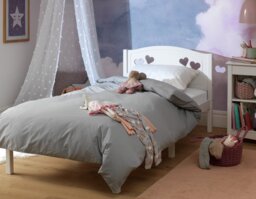 Argos Home Mia Single Bed Frame - White - thumbnail 1
