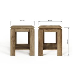 GFW Canyon Side Table -  Natural - thumbnail 2