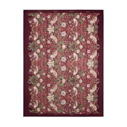 Habitat x Morris & Co. Strawberry Thief Throw - 200x150cm - thumbnail 2