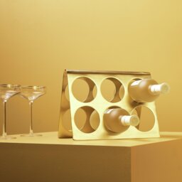 Habitat 60 Gold Edit 6 Bottle Wine Rack - thumbnail 1