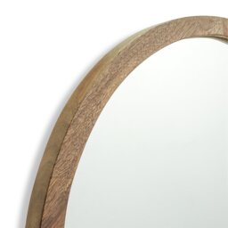 Habitat Mango Wood Arch Wall Mirror - 70x50cm - thumbnail 2