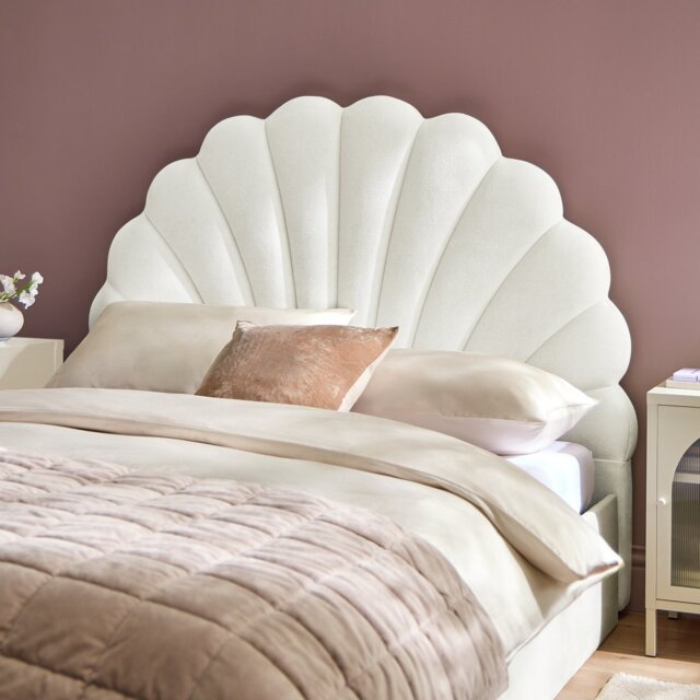 Argos Home Shona Double Headboard - Off White - image 1