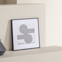 Argos Home Black Aluminium Picture Frame - 30x30cm - thumbnail 1
