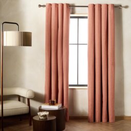 Habitat Blackout Eyelet Curtains - Orange - 168x229cm