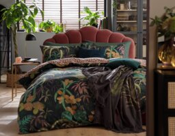 Habitat Botanical Print Multicolor Bedding Set - Kingsize