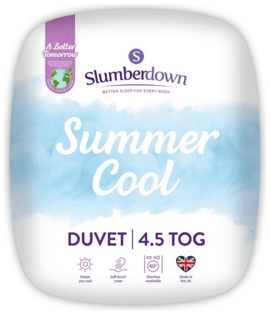 Slumberdown Summer Cool 4.5 Tog Duvet - Superking - image 1