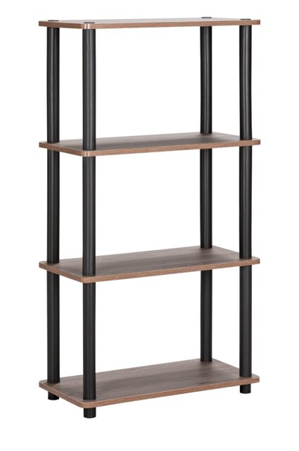 Argos Home Verona Bookcase - Dark Wood Effect - image 1