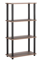 Argos Home Verona Bookcase - Dark Wood Effect - thumbnail 1