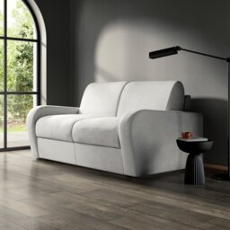 Jay-Be Deco Fabric 2 Seater Sofa Bed - Sage Green - thumbnail 2