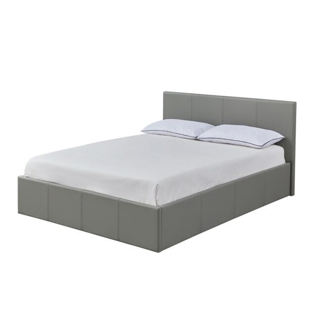 Argos Home Lavendon Small Double Side Open Ottoman Bed- Grey - image 1