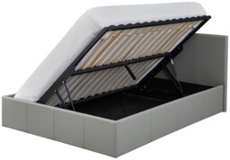 Argos Home Lavendon Small Double Side Open Ottoman Bed- Grey - thumbnail 2