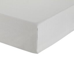Habitat Easycare Plain Grey Flat Sheet - Kingsize - thumbnail 1