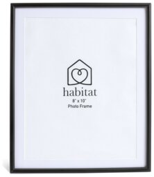 """Habitat Skinny Black Metal Picture Frame - 8x10""""""" - thumbnail 2