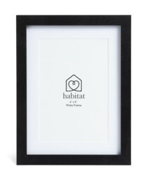 Habitat Black Wooden 3 Pack Picture Frame - Mixed Size - thumbnail 1