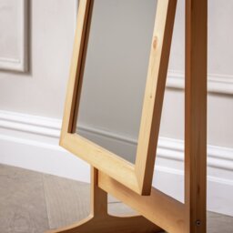 Argos Home Oak Free Standing Cheval Mirror - 146x41cm - thumbnail 2
