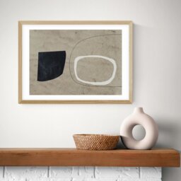 East End Prints Comfort Oak Frame Art Print - A3 - thumbnail 2