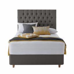 Silentnight Sassaria Superking 2 Drawer Divan Bed - Slate Grey - thumbnail 2