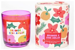 Raspberry Blossom Candle - Orange & Star Anise - thumbnail 2