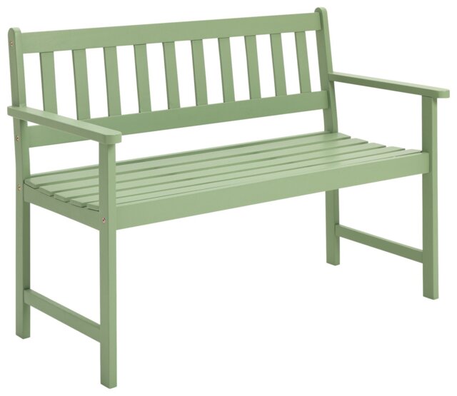 Argos Home Newbury 2 Seater Wooden Garden Bench - Green - image 1