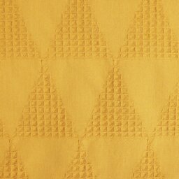 Habitat Cotton Triangle Waffle Mustard Bedding Set - Double - thumbnail 2