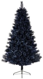 Premier Decorations 6ft Fir Christmas Tree - Midnight Blue - thumbnail 1
