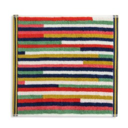 Habitat 60 Klee Stripe Face Cloth 2pk by Margo Selby - Multi - thumbnail 2