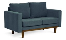Habitat Della Fabric 2 Seater Sofa - Blue