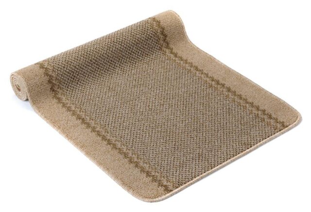 Kilkis Textured Beige Flatweave Runner - 180x67cm