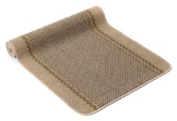 Kilkis Textured Beige Flatweave Runner - 180x67cm - thumbnail 1