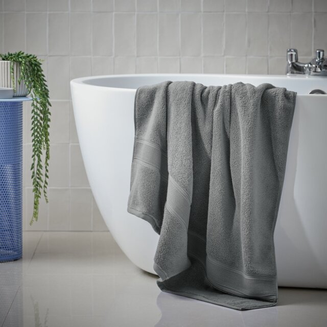 Habitat Supersoft Bath Sheet - Slate - image 1