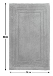 Habitat Cotton Deep Pile Tufted Bath Mat - Forest Green - thumbnail 2