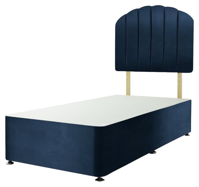 Silentnight Middleton Single Divan Bed - Blue - image 1