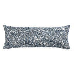 Argos Home Lino Floral Lumbar Cushion Navy - 80x30cm - thumbnail 2