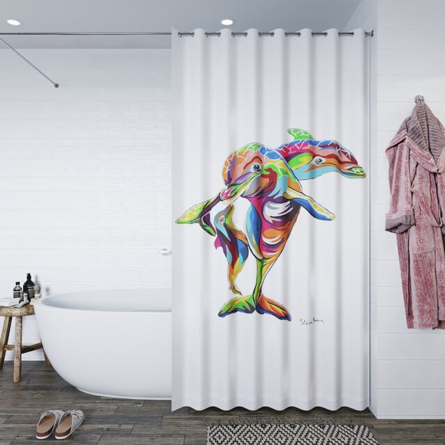 Steven Brown Hannah McWave Shower Curtain - image 1