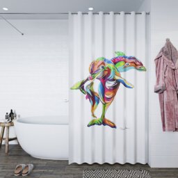 Steven Brown Hannah McWave Shower Curtain - thumbnail 1