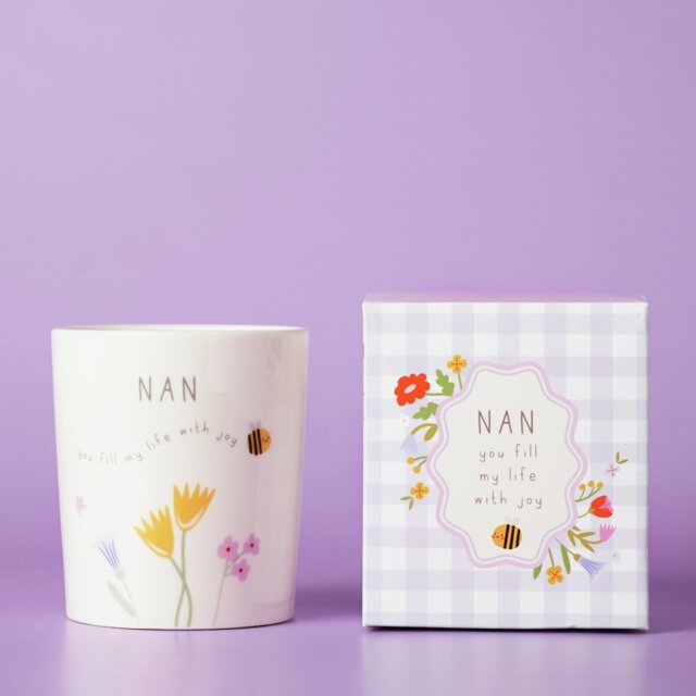 Widdop Love Life Ceramic Message Candle 190G - Nan - image 1