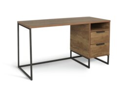 Habitat Nomad 2 Drawer Oak Desk - Natural - thumbnail 1