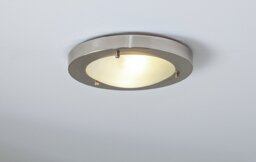 Argos Home Aspley Bathroom Flush to Ceiling Light - Chrome - thumbnail 2