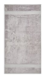Habitat Egyptian Cotton Bath Towel - Silver - thumbnail 2
