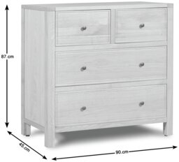 Habitat Finchley 4 Drawer Chest - Oak - thumbnail 2