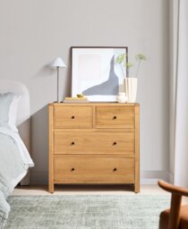 Habitat Finchley 4 Drawer Chest - Oak