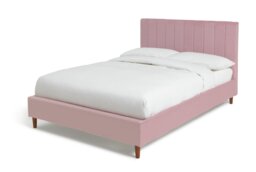 Argos Home Pandora Double Velvet Bed Frame - Pink