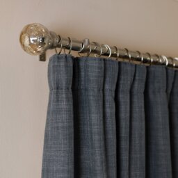 Argos Home Thermal Door Curtains - Charcoal - 167x213cm