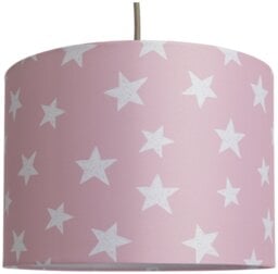 Argos Home Kids Pink Little Star Lampshade - 25cm - thumbnail 1
