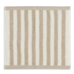 Habitat Oatmeal Stripe 2 Pack Face Cloth - thumbnail 2