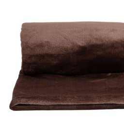 Argos Home Fleece Throw - Coffee - 125x150cm - thumbnail 2