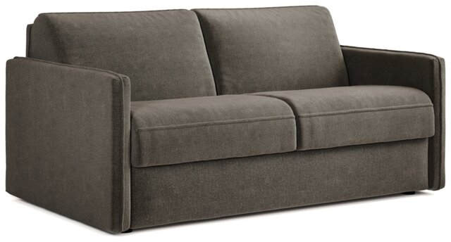 Jay-Be Slim Fabric 3 Seater Sofa Bed - Pewter - image 1